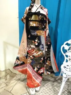 振袖フルセット、正絹振袖、成人式、重ね衿、帯揚げ帯締め、西陣袋帯、長襦袢