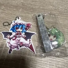東方 レミリア 東風谷早苗 上海アリス幻樂団 キーホルダー クリーナー