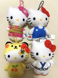 ハローキティ マスコット 4体セット