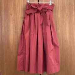 UNIQLO ウエストリボン フレアスカート S 未使用