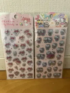 ぷくっとシール　キティ　ボンボンドロップシール　マイメロ　マイメロディ　シール