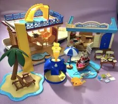 シルバニアファミリー まとめ売り 大きな海のクルーズボート シーサイドレストラン