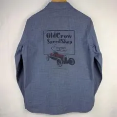 美品 OLD CROW オールドクロウ ホッドロッド チェック ワーク シャツのサムネイル