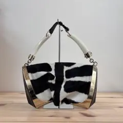 Yves Saint Lauren Calf Hair Metal Bagのサムネイル