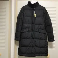 クリーニング済み！ 黒 ユニクロ イネス ダウンコート　Sサイズ