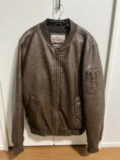 LEVI STRAUSS & CO. レザージャケット MA-1