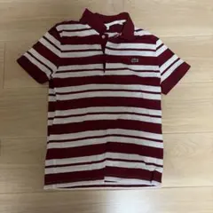LACOSTE ボーダー ポロシャツ スリムフィット FR2 XS