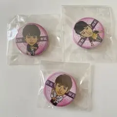 GENERATIONS メンバーバッチ3点セット / 特典カード