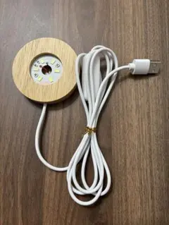 木製 USB LEDライト スイッチ付き