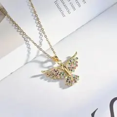 【1点限り】鳥デザイン ネックレス　イーグルペンダント ストーン ネックレス