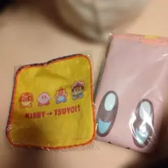 新品　星のカービィ タオルハンカチ2枚　エコバッグ