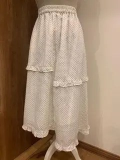 【SSK03】新品未使用タグ無　ロングスカート　FREEサイズ