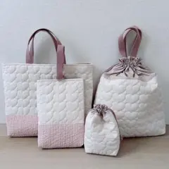 BABY 刺繍 アップリケ レッスンバッグ 茶 ブラウン - メルカリ