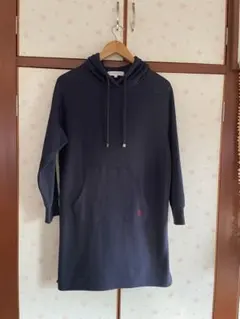 U.S. POLO ASSN. ダンボールパーカー ワンピース　ワンポイント刺繍