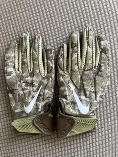 新品未使用　ナイキ　NIKE　アメフト用グローブ　4XL　 白ｘ黒　#122 新品未使用 ナイキ NIKE アメフト用グローブ 4XL 白x黒 #122