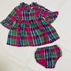 Ralph Lauren ベビー ワンピースとショーツセット 12M