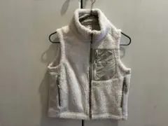 mont-bell ホワイト ジップアップベスト