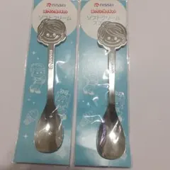 NISSEI ニックン＆セイチャン ソフトクリームスプーン　非売品　2本セットのサムネイル