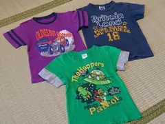 男の子 カラフルTシャツセット まとめ売り110、120cm