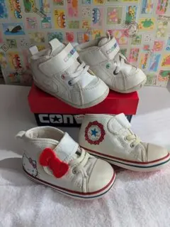 コンバース☆ベビーシューズ☆2足セット☆キティちゃんコラボ