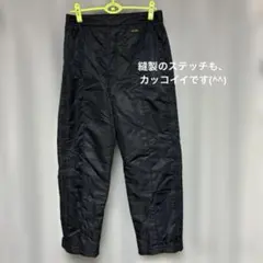 防寒オーバーパンツ【黒サイズM】サイドチャックで脱着がとても便利(^^)