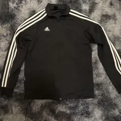 adidas ブラック ジャージジャケット