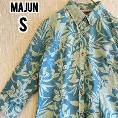 【MAJUN】マジュン　かりゆしウェア　レディースS 七分袖　沖縄　琉球