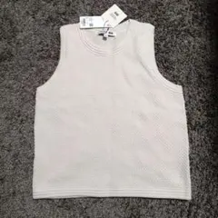 UNIQLO　コットンポップコーンショート　セーター　ノースリーブのサムネイル