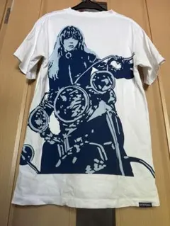 90s 紺タグ　ヒステリックグラマー　バイクガールTシャツ 90s 紺タグ ヒステリックグラマー バイクガールTシャツ - メルカリ
