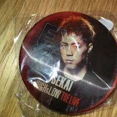 山本世界 缶バッチ