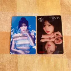 TWICE ジョンヨン　DIVE アルバム　トレカ　通常盤　タワレコ　セット