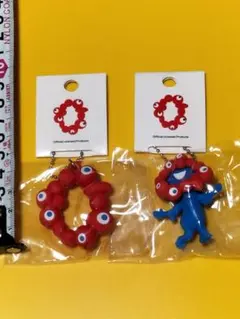 【２個セット】大阪 関西万博 ミャクミャク 立体 pvc キーホルダー ロゴ