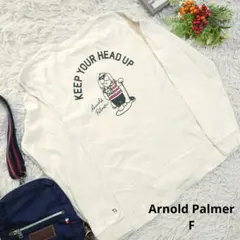 【Arnold Palmer】ロンティー/カットソー（M相当）アイボリー/ゴルフ