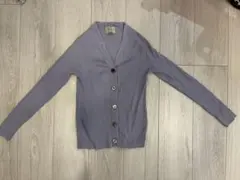 UNITED ARROWS リブ Vネック カーディガン