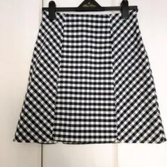 Brooks brothers ギンガムチェック 台形スカートのサムネイル
