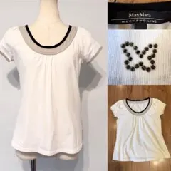 MaxMara WEEKEND LINE 半袖カットソー　ラインストーン　Mのサムネイル