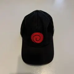 衣*様 New Era 黒いベースボールキャップ 赤い渦巻き刺繍