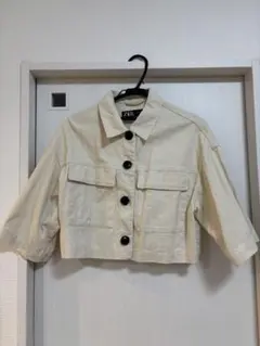 ZARA 美品 コットンスリーブジャケットのサムネイル