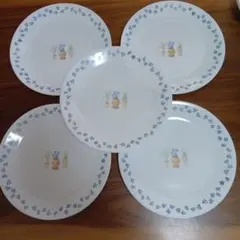 コレール プレート 5枚セット 花柄オマケ付のサムネイル