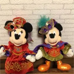 ミッキー ミニー ぬいぐるみバッジ