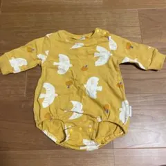 futafuta ロンパース 70サイズ イエロー