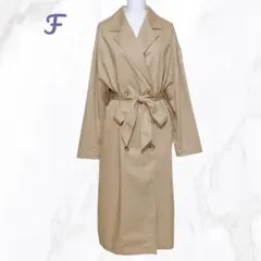 ✨極美品✨ニコアンド オーバーサイズ ロングトレンチコート（F）綿100%