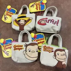 おさるのジョージ　ミニトートバッグマスコット　キーチェーン　キュリアスジョージ
