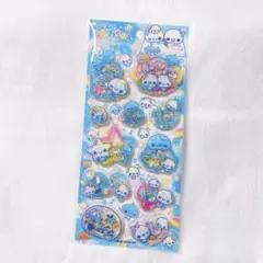 ぷくぷく あわわちゃん スパンコールパーティー シール ステッカー