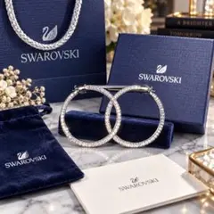 SWAROVSKI フープピアス 5389432 新品