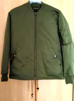 NIKO AND... ニコアンド　 MA-1　カーキ　メンズ　フリーサイズ