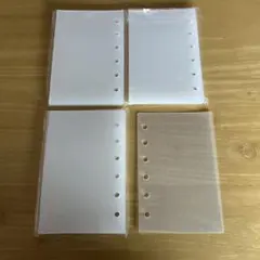 A7 ハード　リフィル　半透明　かため　30枚　6穴タイプ　シール帳