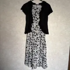 組曲　ノースリーブワンピースとボレロセット
