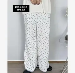 新品 《Ｍ》Natsumiさん 花柄イージーパンツ add COLOR