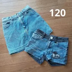 【komachi様専用】ユニクロ　シスタージェニィ　デニム　デニムパンツ　120